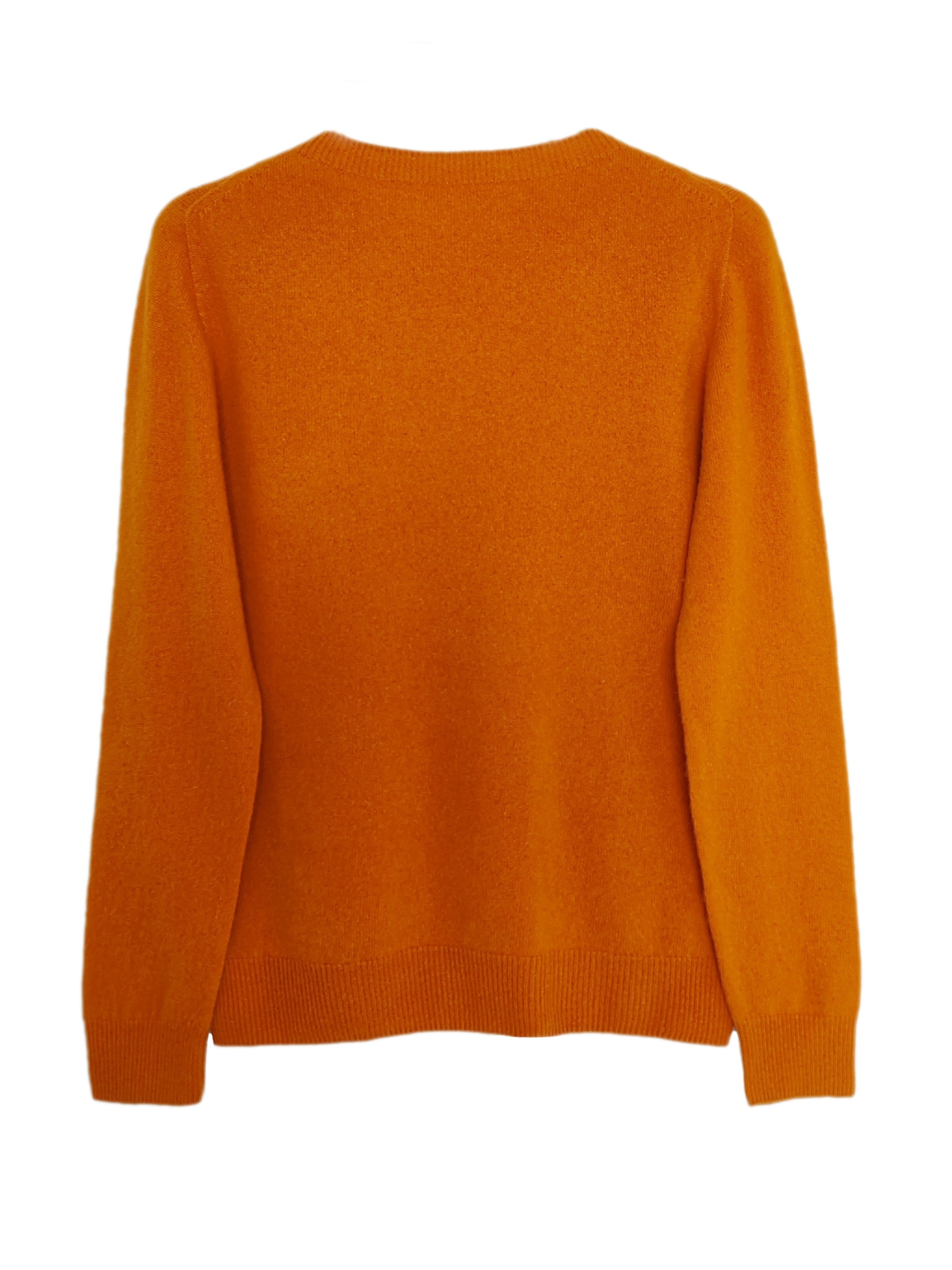 solid crew neck wool sweater casual long sleeve cozy basic sweater womens clothing details 4